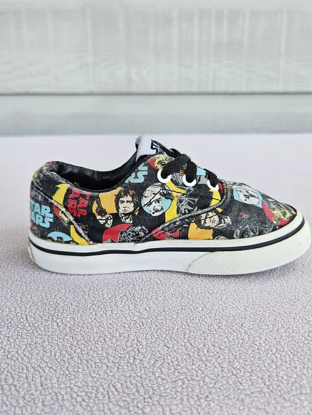 Vans x Star Wars Era Classic Repeat Sneaker SZ 7C Canvas Tie Low Top Han Solo